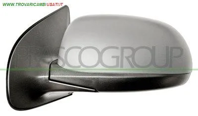 RETROVISORE SINISTRO-ELETTRICO-CON PRIMER GRIGIO-CONVESSO-8H3P