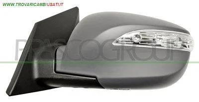 RETROVISORE SINISTRO-ELETTRICO-TERMICO-CON PRIMER-CON FANALE-CHIUDIBILE-CONVESSO-8H8P