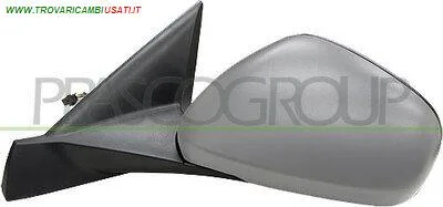 RETROVISORE SINISTRO-ELETTRICO-TERMICO-CON PRIMER-ASFERICO-BLU ALFA ROMEO - MITO - 2008 > CODICE/I: OE 156106558 AA2107304 AA2107314