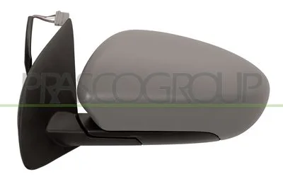 RETROVISORE SINISTRO ELETTRICO-TERMICO CON PRIMER-CONVESSO/CROMATO-8H5P NISSAN - QASHQAI - 2010 > 2014 CODICE/I: OE 96302BR72A DS7107324P