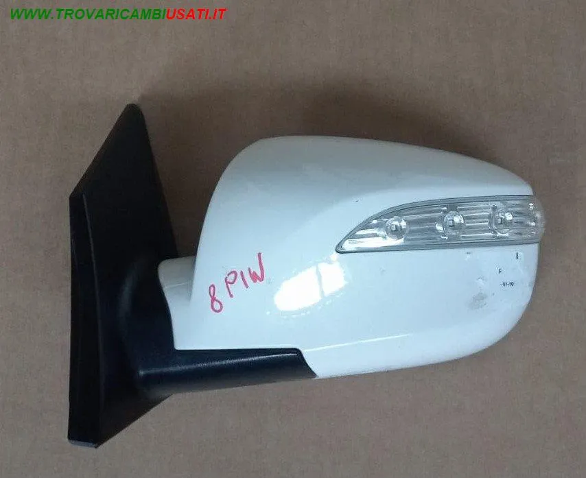 RETROVISORE SX BIANCO 8 PIN