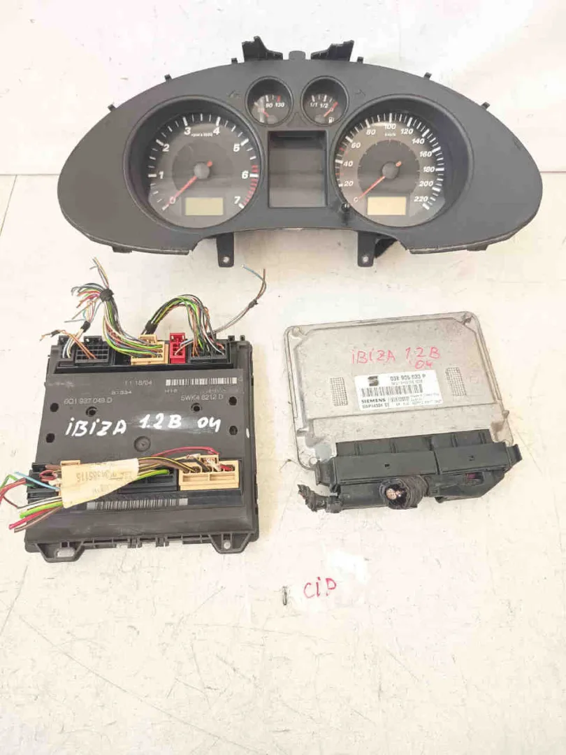 Kit Centralina Motore SEAT Ibiza Serie (02>05) del 2002 - 2005  CODICE RICAMBIO : 6q1937049d