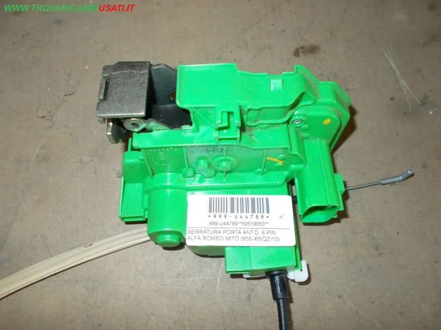 SERRATURA PORTA ANT.D. 6 PIN ALFA ROMEO MITO (955-X6/QZ/10)