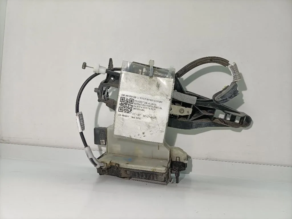 SERRATURA POSTERIORE SINISTRA PEUGEOT 208 3P Serie 9812501280 EP3C (12>19)