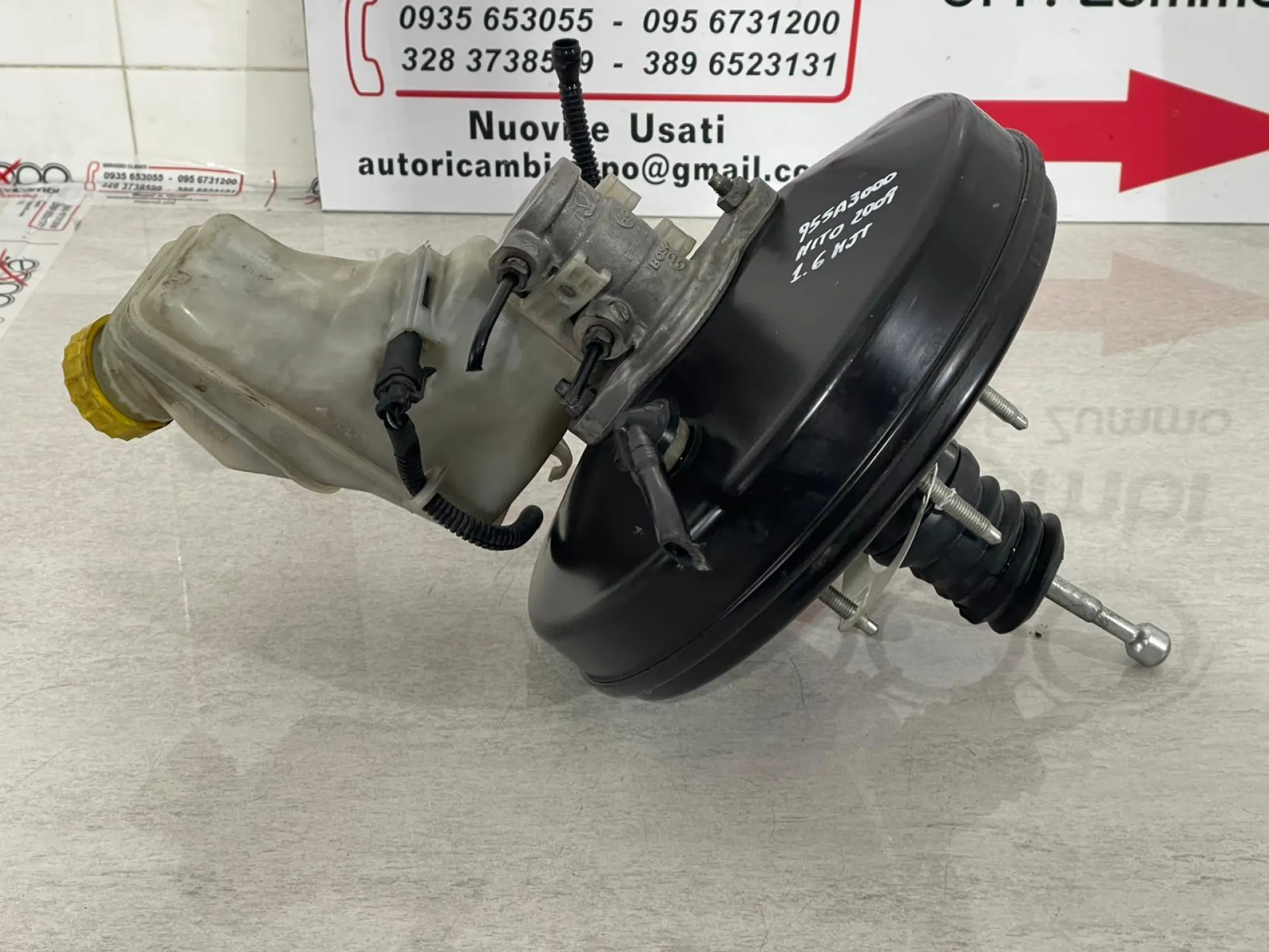 SERVOFRENO con codice 51837274 da 77365712 ALFA ROMEO Mito Serie (955_) con codice motore 955A3000 Diesel 1600