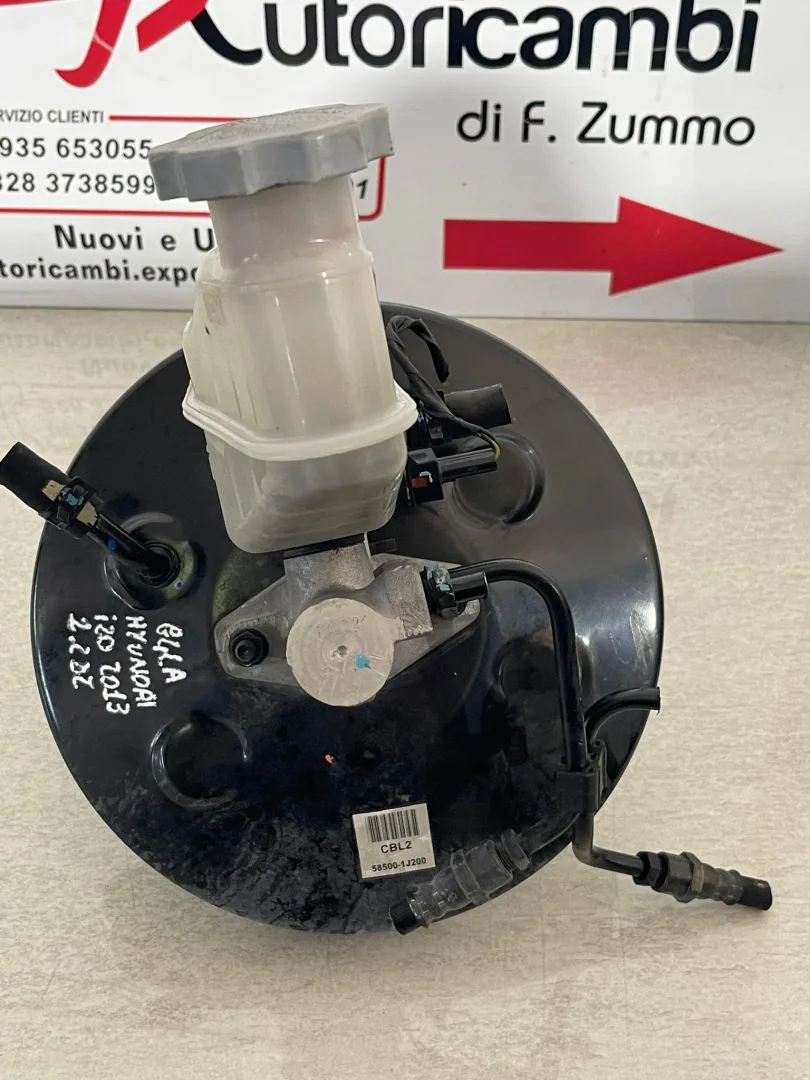 SERVOFRENO con codice 58500-1J200 da 591101J200 HYUNDAI i20 1° Serie con codice motore G4LA Benzina 1200