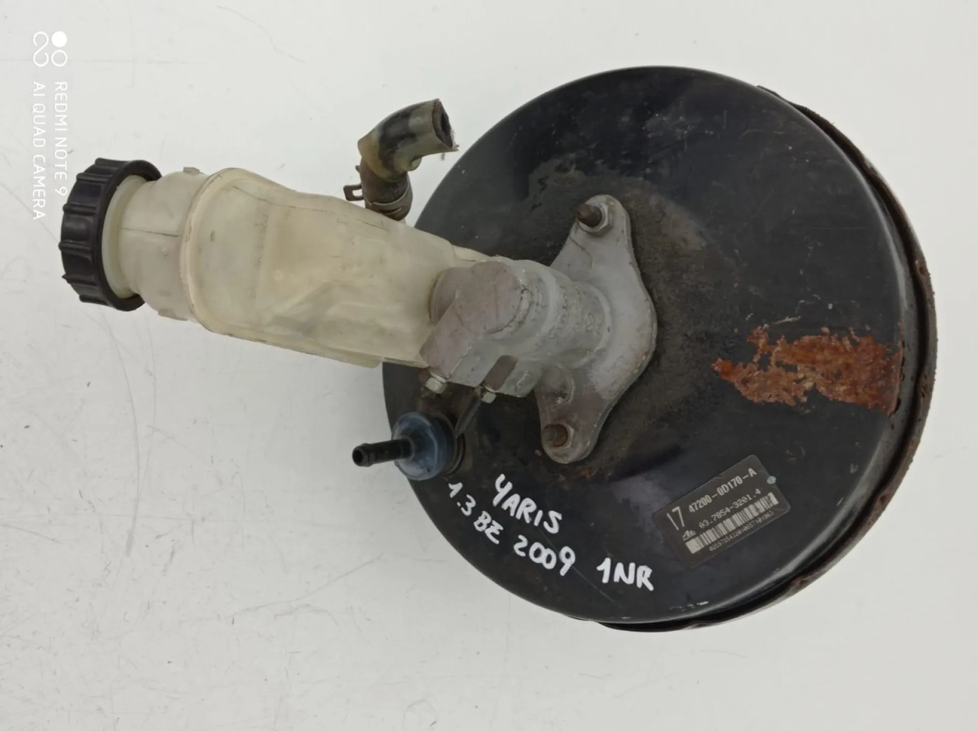 SERVOFRENO con codice 47200-0D170-A da TOYOTA Yaris Serie Diesel 1300 (08>11)