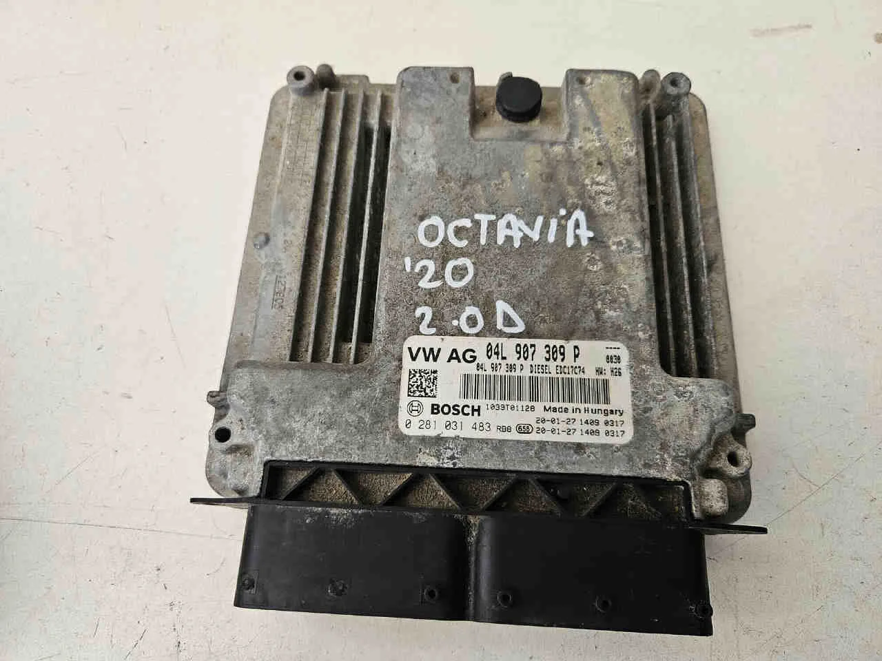 Centralina motore SKODA Octavia S.Wagon 5° Serie (5E5) (16>20) del 2016 - 2020  CODICE RICAMBIO : 04l907309p