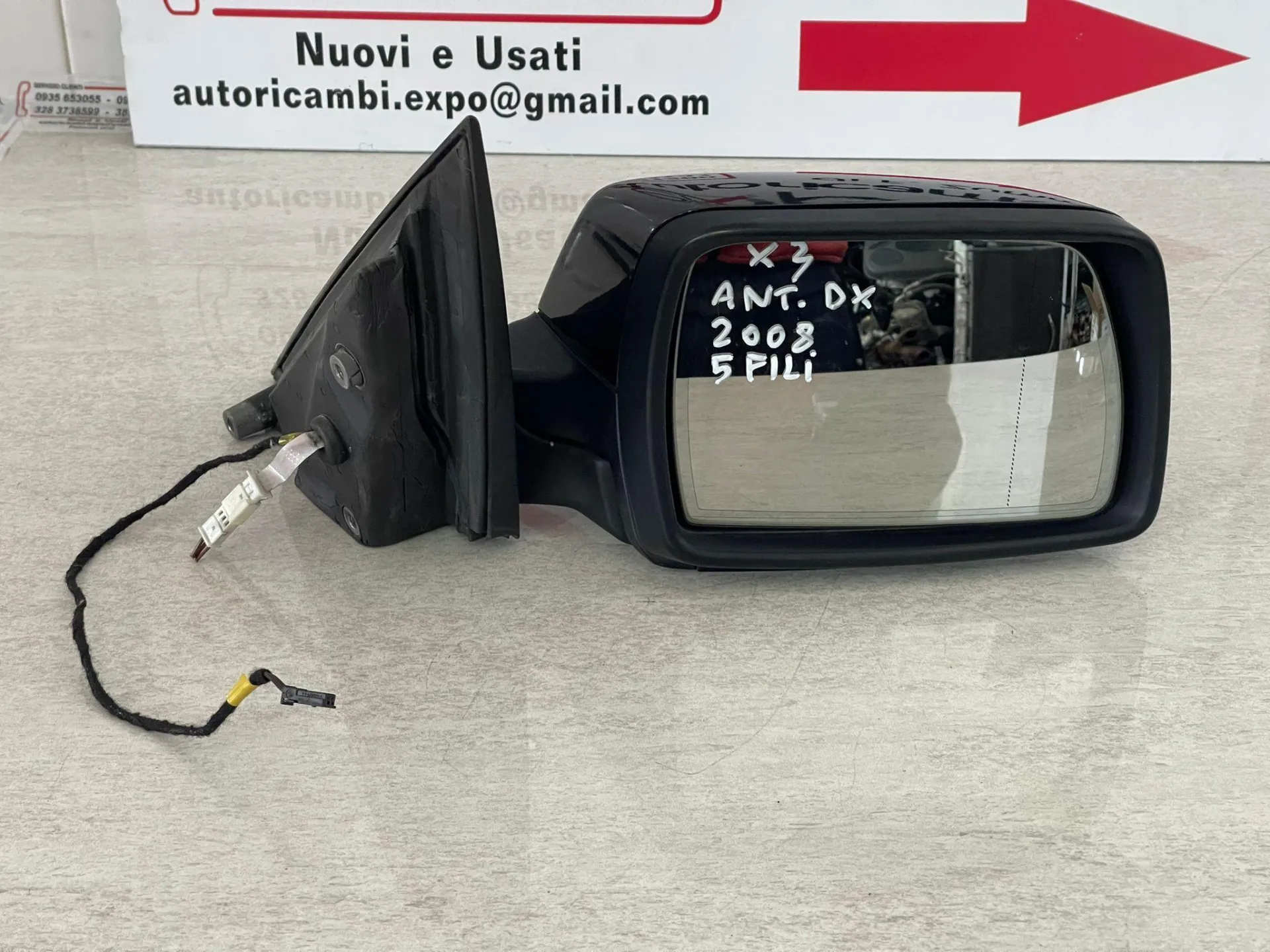 SPECCHIETTO RETROVISORE DESTRO BMW X3 1° Serie 51163448132 (04>10)
