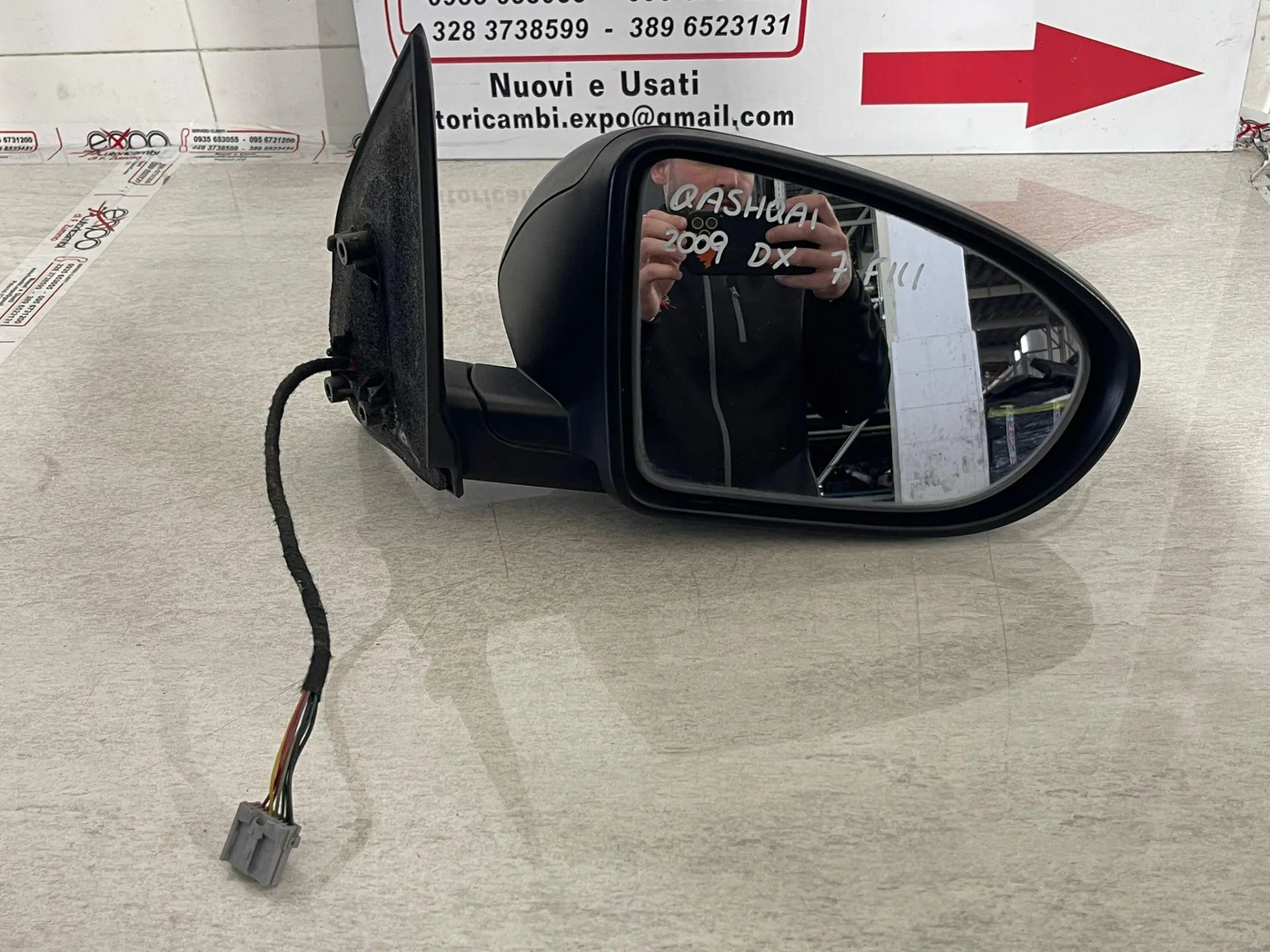 SPECCHIETTO RETROVISORE DESTRO NISSAN Qashqai 1° Serie (06>09)