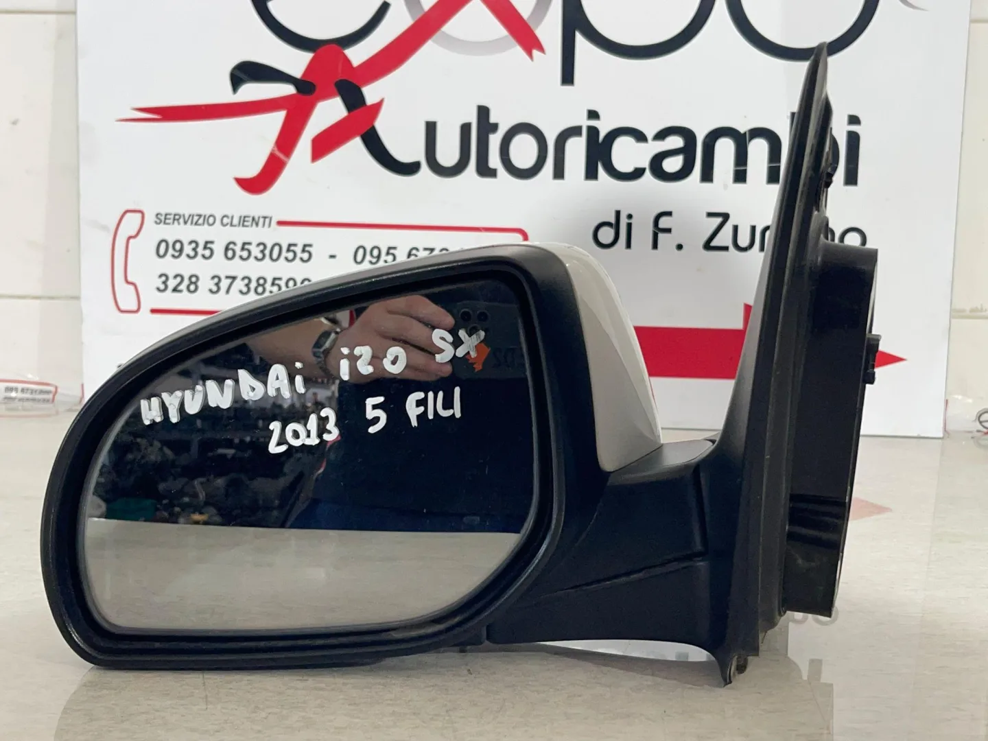 SPECCHIETTO RETROVISORE SINISTRO HYUNDAI i20 1° Serie 876104P000 (08>14)
