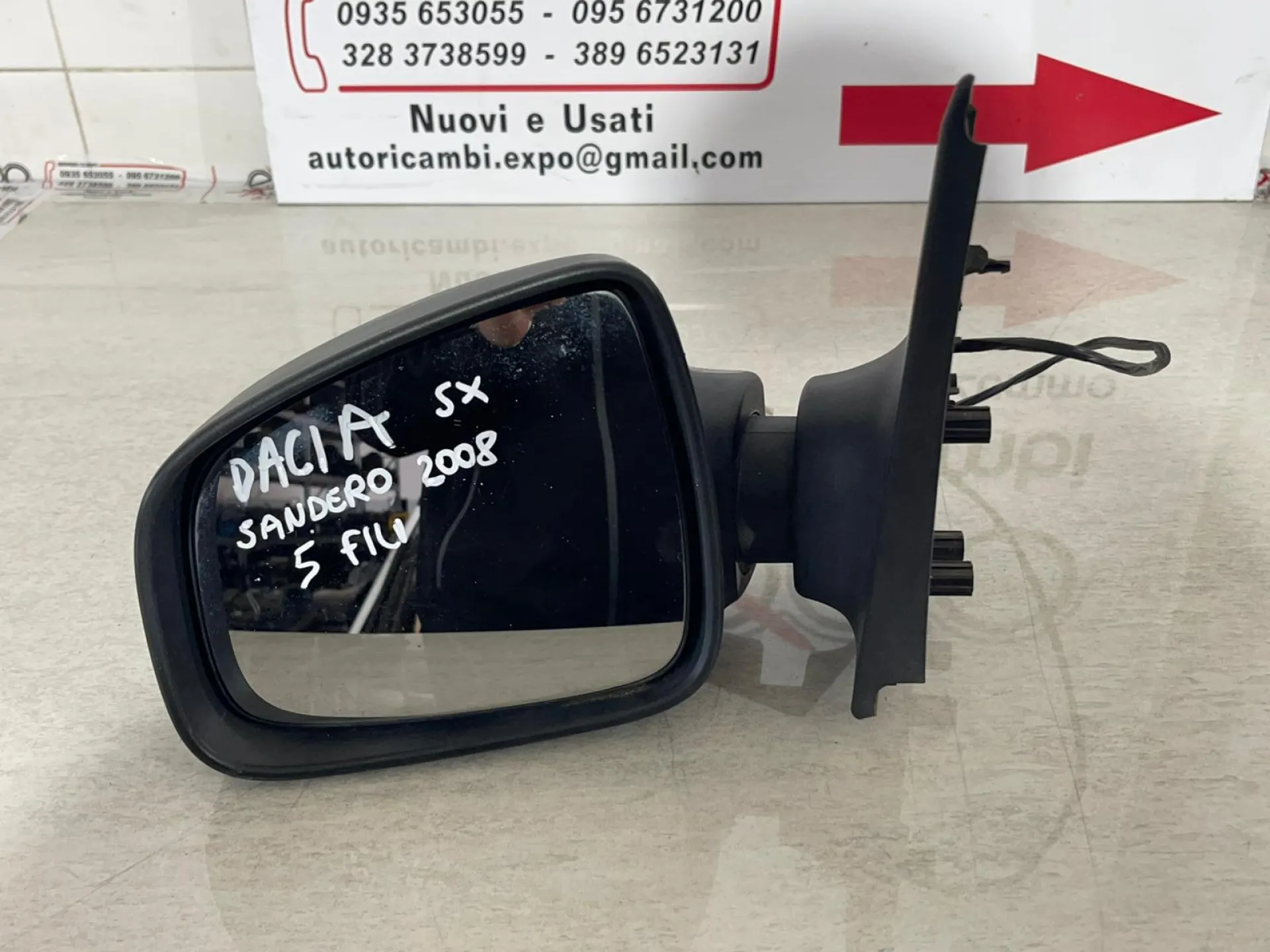 SPECCHIETTO RETROVISORE SINISTRO DACIA Sandero 1° Serie 963023520R (08>12)
