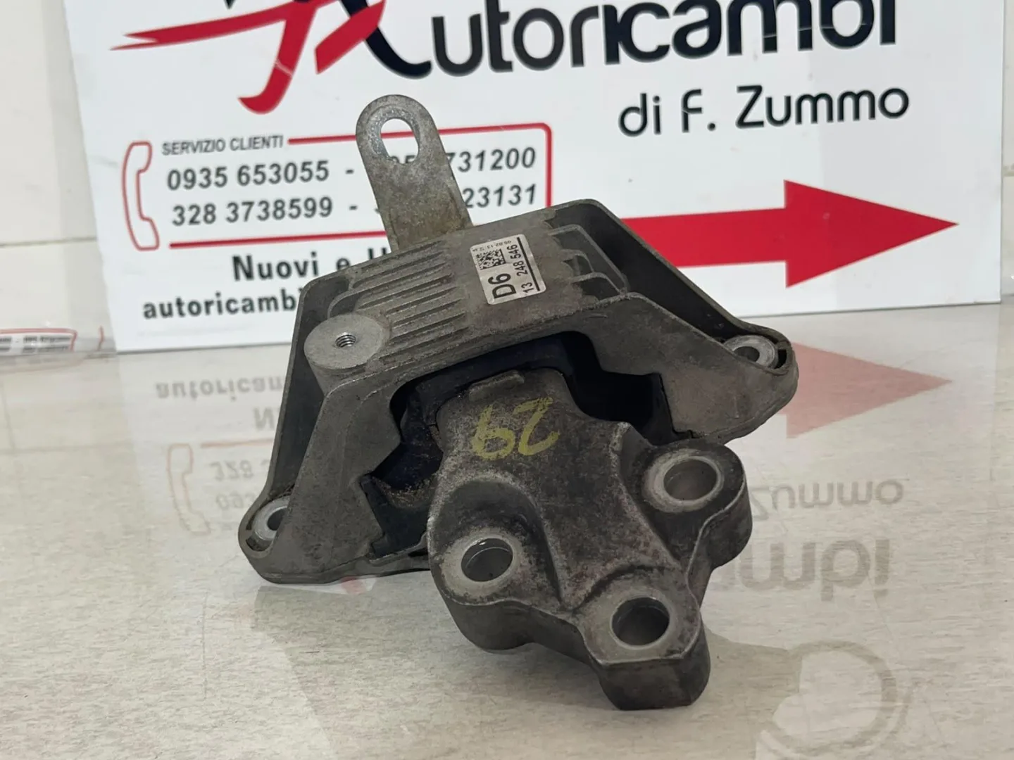 SUPPORTO CAMBIO con codice 13248546 da OPEL Astra J 2° Serie con codice motore A17DTS Diesel 1700 (11>)