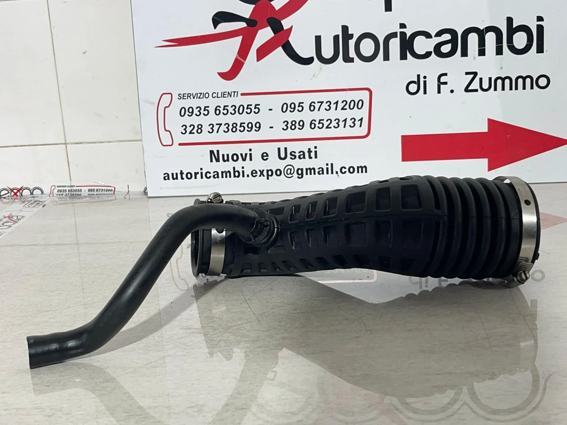 TUBO ASPIRAZIONE FILTRO ARIA con codice 1022314S01 da 16575JD50A NISSAN Qashqai 1° Serie con codice motore M9R Diesel 2000