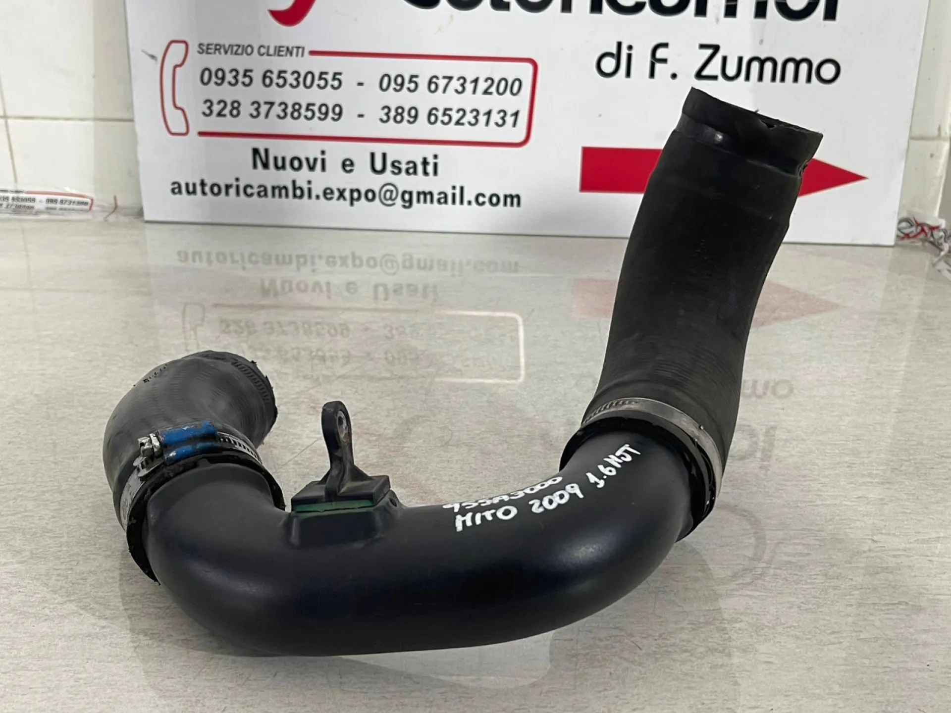 TUBO INTERCOOLER con codice PA6-GF15 da 50516866 ALFA ROMEO Mito Serie (955_) Diesel 1600