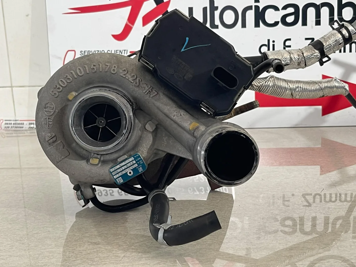 TURBINA con codice 53031015178 da 282312F770 HYUNDAI Santa Fe 4° Serie con codice motore D4HB Diesel 2200