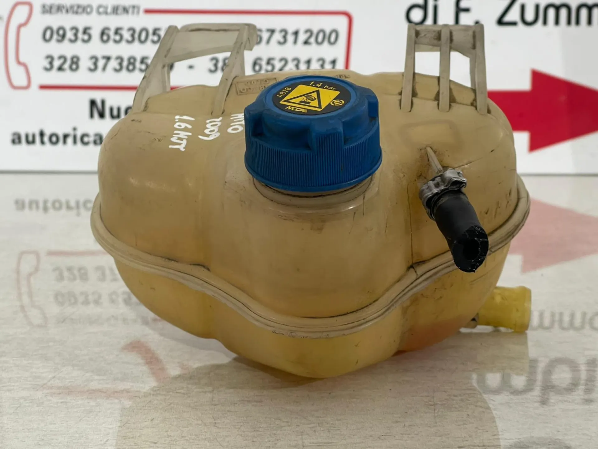 55700508 VASCHETTA LIQUIDO RADIATORE ALFA ROMEO Mito Serie (955_) con codice motore 955A3000 Diesel 1600