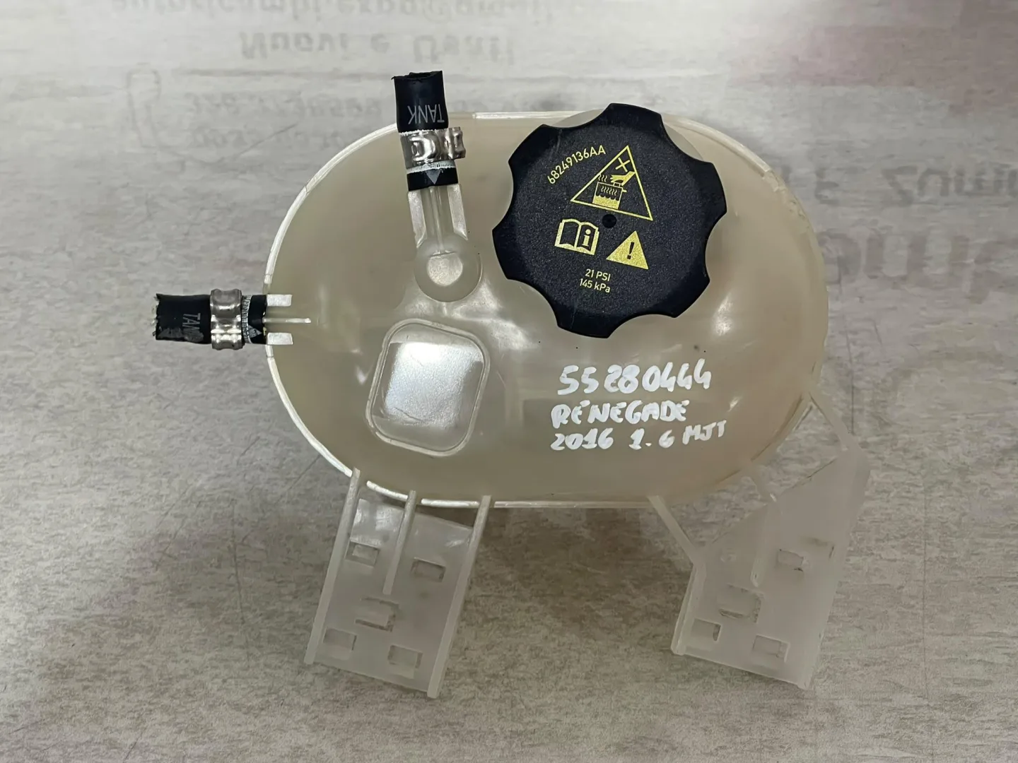 52052767 VASCHETTA LIQUIDO RADIATORE JEEP Renegade Serie con codice motore 55280444 Diesel 1600