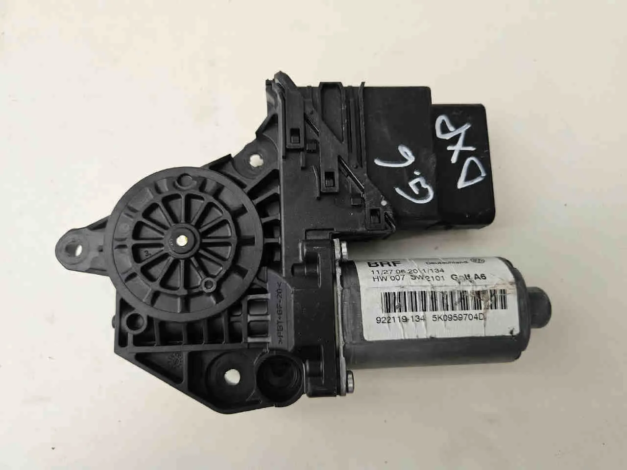 Motorino Alzavetro posteriore destra VOLKSWAGEN Golf 6 Berlina (08>12) del 2008 - 2012