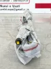 AIRBAG A TENDINA LATO SINISTRO TOYOTA Yaris Serie 621800D030 con codice motore 1KR FE (11>13)