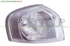 FANALE ANTERIORE DESTRO-BIANCO-CON PORTALAMPADA-PROFILO-CROMATO MOD. > 02/03