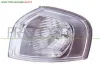 FANALE ANTERIORE SINISTRO-BIANCO-CON PORTALAMPADA-PROFILO-CROMATO MOD. > 02/03