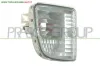 FANALE PARAURTI ANTERIORE DESTRO-BIANCO-CON PORTALAMPADA-(NO FENDI)-OMOLOGAZIONE SAE
