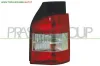 FANALE POSTERIORE SINISTRO-BIANCO-ROSSO-SENZA PORTALAMPADA MOD. 2 PORTE-FONDO-NERO