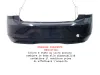 PARAURTI POSTERIORE COMPLETO con codice 2G6807421 da VOLKSWAGEN Polo 6° Serie (17>)