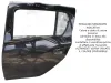 PORTIERA POSTERIORE SINISTRA DACIA Sandero Serie II 821017625R con codice motore K9KC6 (12>20)