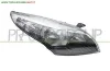 PROIETTORE DESTRO H7+H7-ELETTRICO-CON MOTORE-CROMATO-BORDO NERO