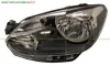 PROIETTORE SINISTRO H4-ELETTRICO-CON MOTORE-NERO-CON BORDO NERO