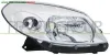 PROIETTORE SINISTRO H4-ELETTRICO-SENZA MOTORE-CROMATO DACIA - SANDERO - 2008 > 2012 CODICE/I: DA2204804 DA2204806 OE 8200733878