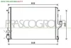 RADIATORE DACIA - DUSTER - 2010 > 2017, DACIA - LOGAN 4 PORTE - 2008 > 2010, DACIA - LOGAN MCV - 2008 > 2012, DACIA - SANDERO - 2008 > 2012 CODICE/I: OE 214100598R DA220R005 DA220R006