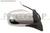 RETROVISORE DESTRO-ELETTRICO-NERO-CHIUDIBILE-CON CALOTTA CROMATA-CONVESSO-5 PINS