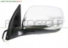 RETROVISORE SINISTRO-ELETTRICO-NERO-CON FANALE-CONVESSO-CON CALOTTA CROMATA