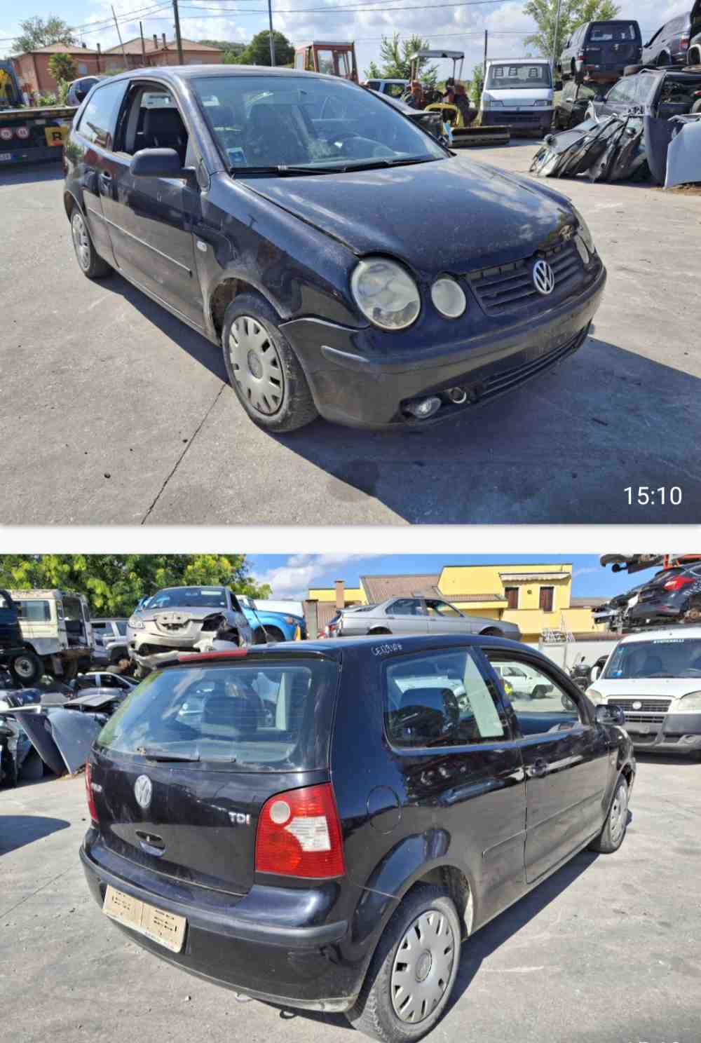 MOTORINO TERGI ANTERIORE da VOLKSWAGEN Polo del 2003 GASOLIO 1422cc.