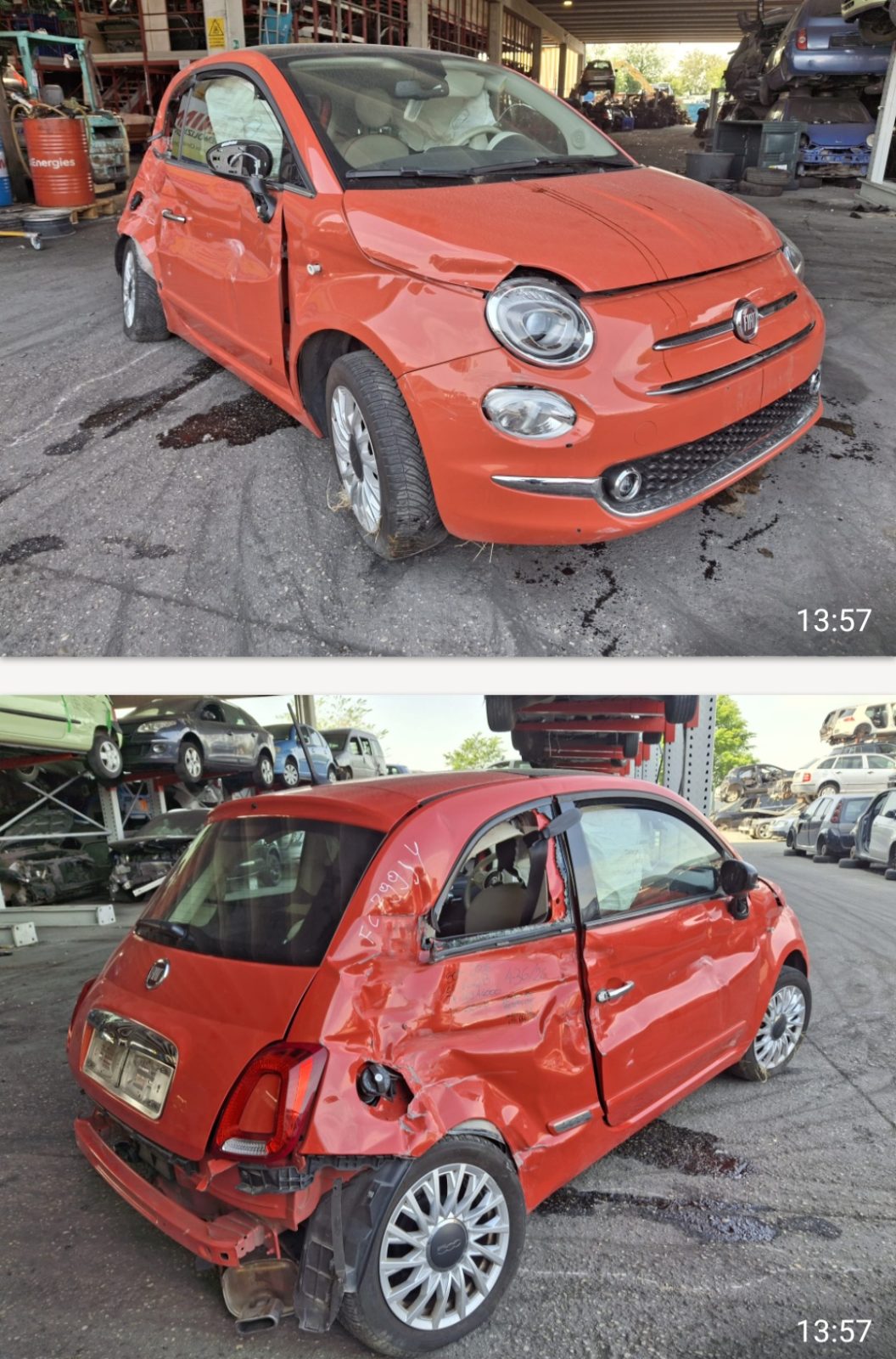 CENTRALINA ABS da FIAT 500 del 2016 BENZINA 1242cc.
