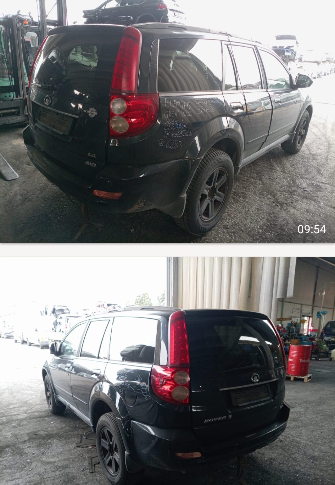 CENTRALINA MOTORE da GREAT WALL Hover del 2011 GPL/BENZINA 2400cc.