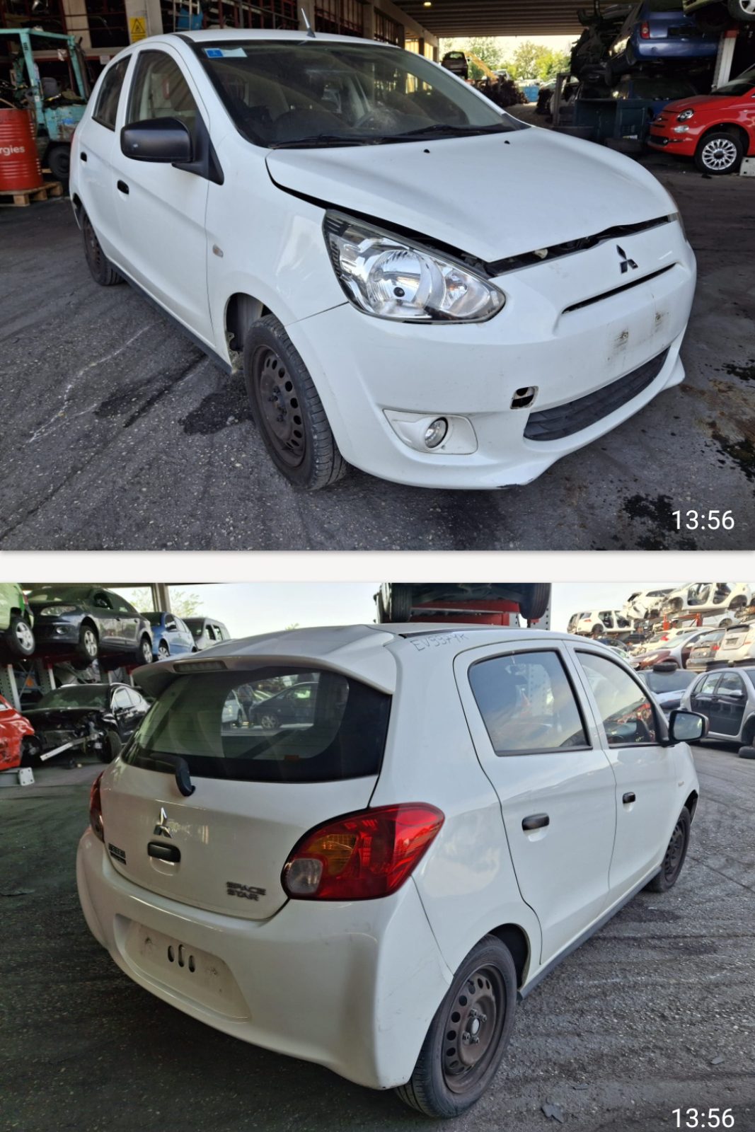 CAPPELLIERA da MITSUBISHI Space Star del 2014
