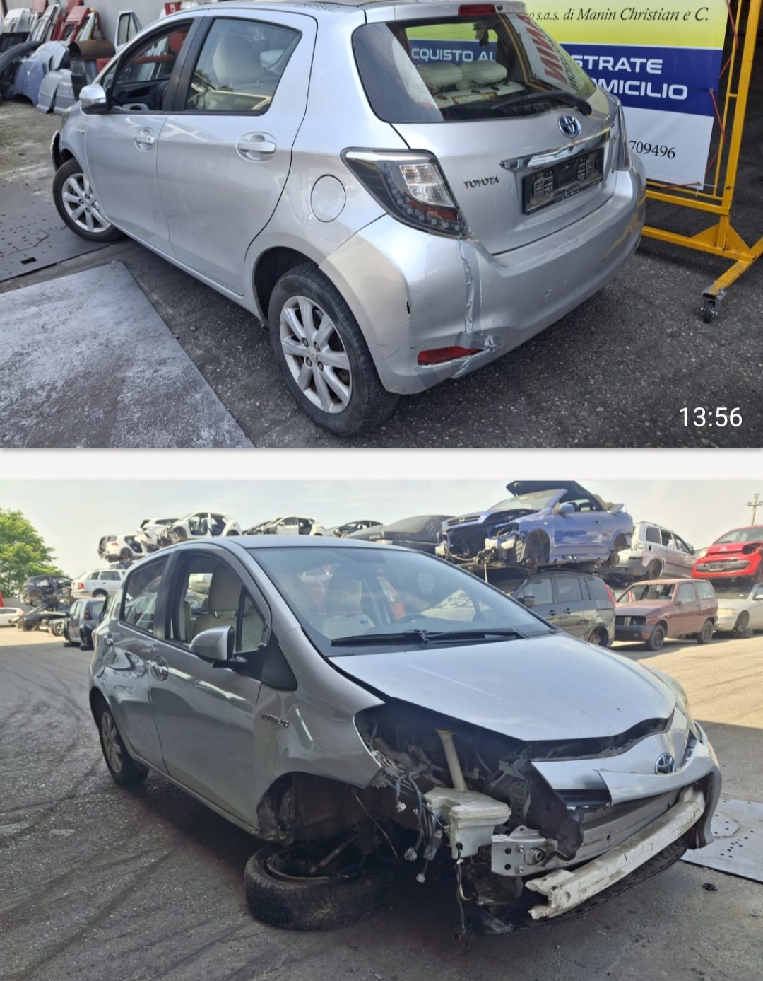 CONDENSATORE da TOYOTA Yaris del 2012 IBRIDA BENZINA 1497cc.