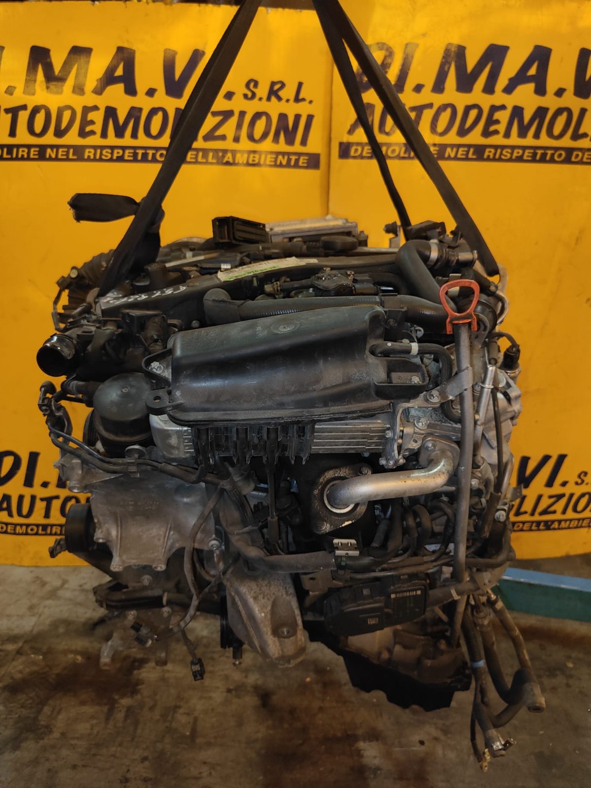 MOTORE 651921 da MERCEDES-BENZ C 220 del 2016 GASOLIO 2143cc. 2016 MERCEDES-BENZ C CLAS