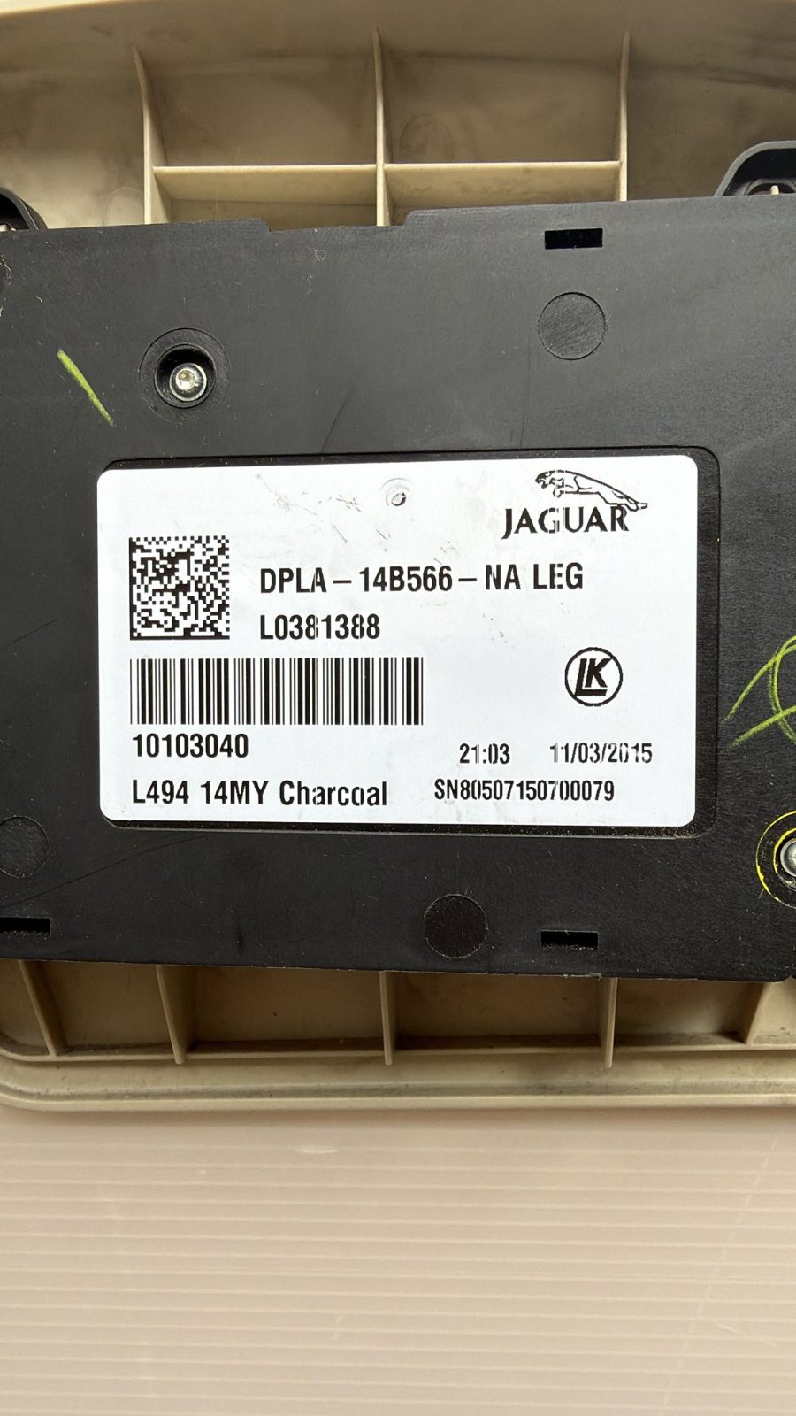 SEDILE ANTERIORE DESTRO DPLA14B566NALEG da LAND ROVER Range Rover Sport del 2015